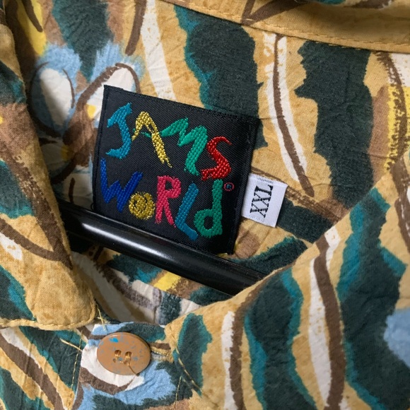 Jams World Men’s Vintage Disco Button Up - Picture 3 of 6